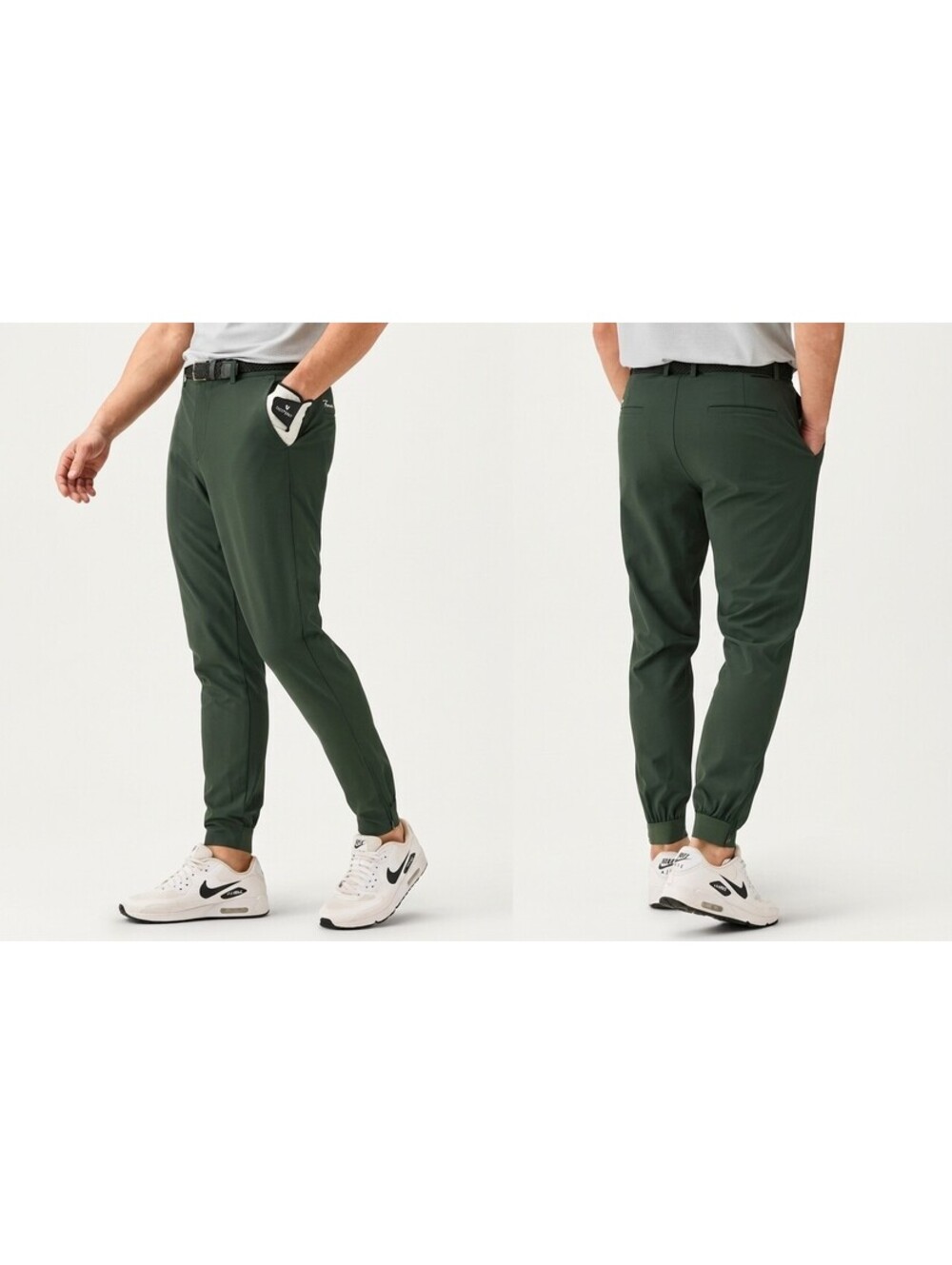 NEW Macade Four-Way Stretch Joggers - Men 32 x 29 - Forest Green - Golf Casual